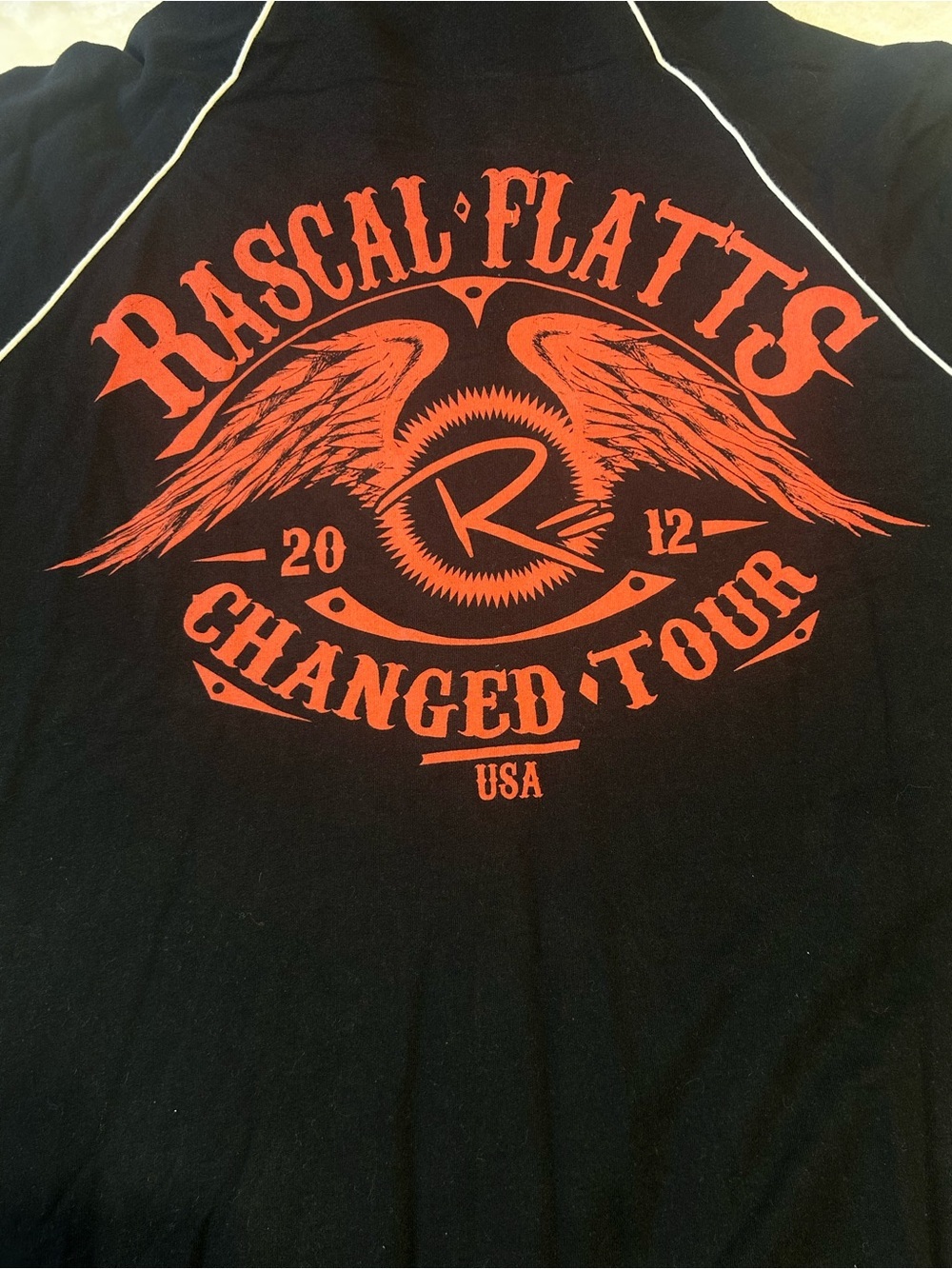 Rascal Flatts American Apparel 2012 Changed Tour USA Track Jacket